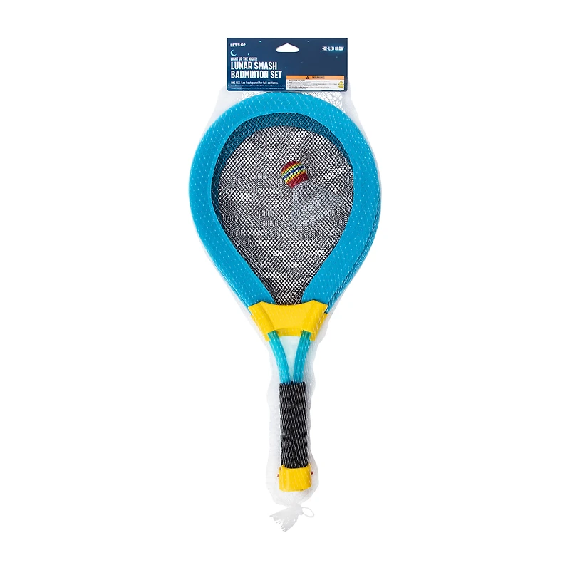 Light Up The Night! Lunar Smash Badminton Set