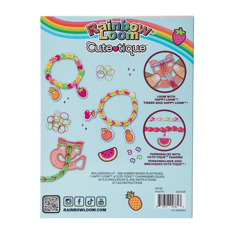 Rainbow Loom® Cutetique™ Cutie Fruity Charm Bracelet Kit