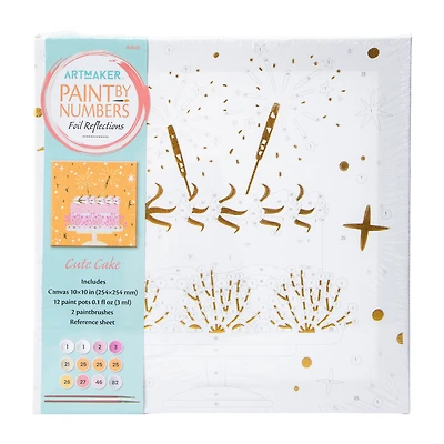 Art Maker™ Paint By Numbers Foil Reflections Kit 10in x