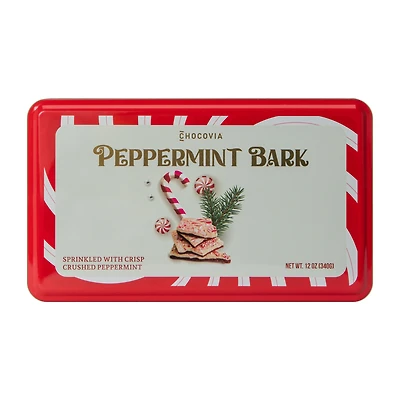 Chocovia Peppermint Bark Tin 12oz