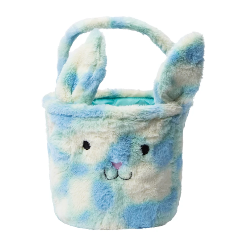 Ombre Bunny Easter Fur Basket
