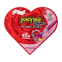 Juicy Drop® Valentine's Heart Gummies Box 4oz