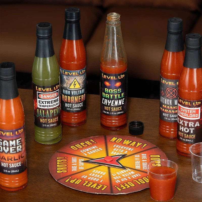 Level Up Scorching Spinner Challenge With 6 Deadly Sauces 18oz