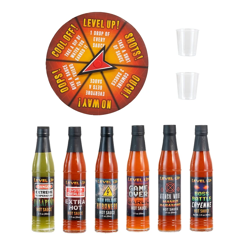 Level Up Scorching Spinner Challenge With 6 Deadly Sauces 18oz