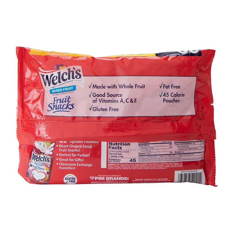 Welch's® Mixed Fruit Snacks 20-Count