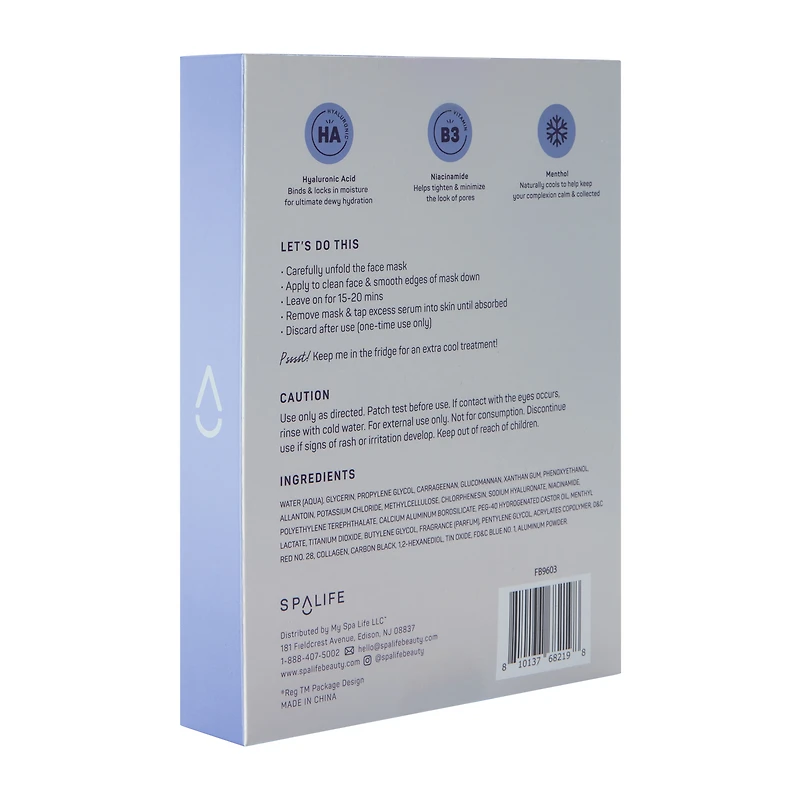On Thin Ice Cooling Hydrogel Mask 3-Pack