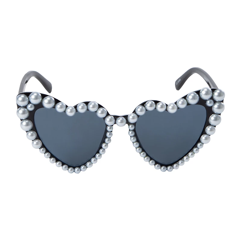 Women's Pearly Heart Sunglasses