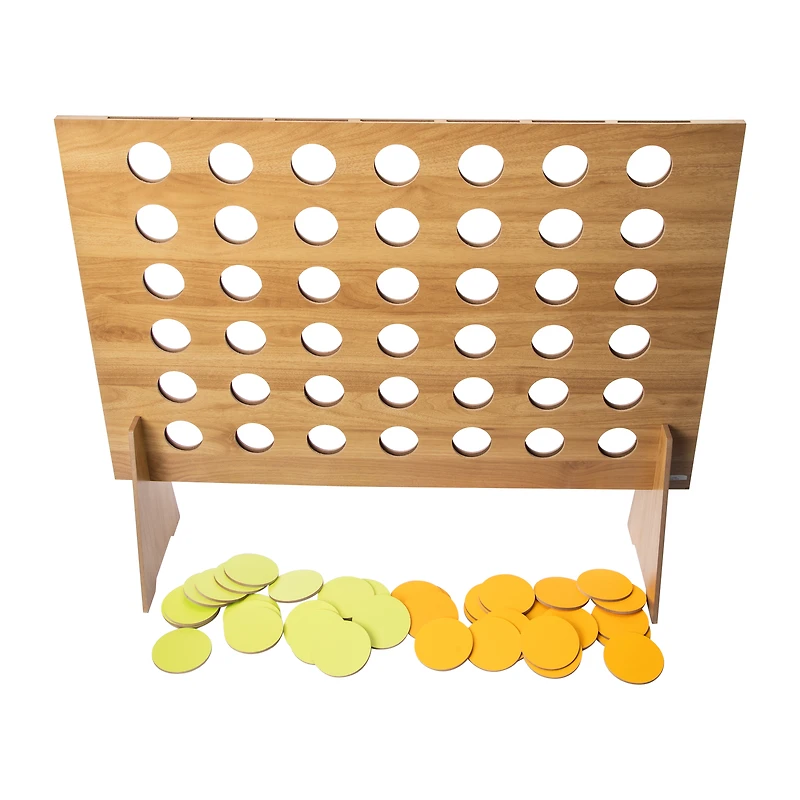Giant Wooden Four In A Row Game 30in