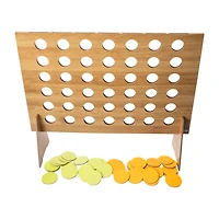Giant Wooden Four In A Row Game 30in