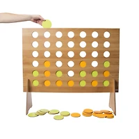 Giant Wooden Four In A Row Game 30in