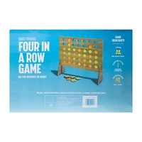Giant Wooden Four In A Row Game 30in