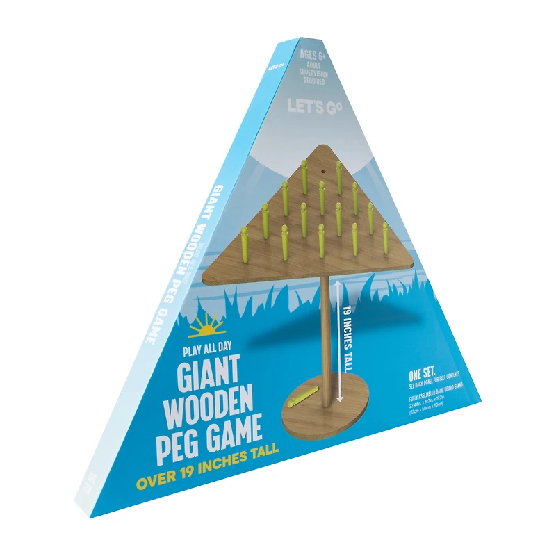 Giant Wooden Peg Game Set