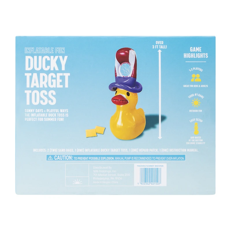 Inflatable Ducky Target Toss Set