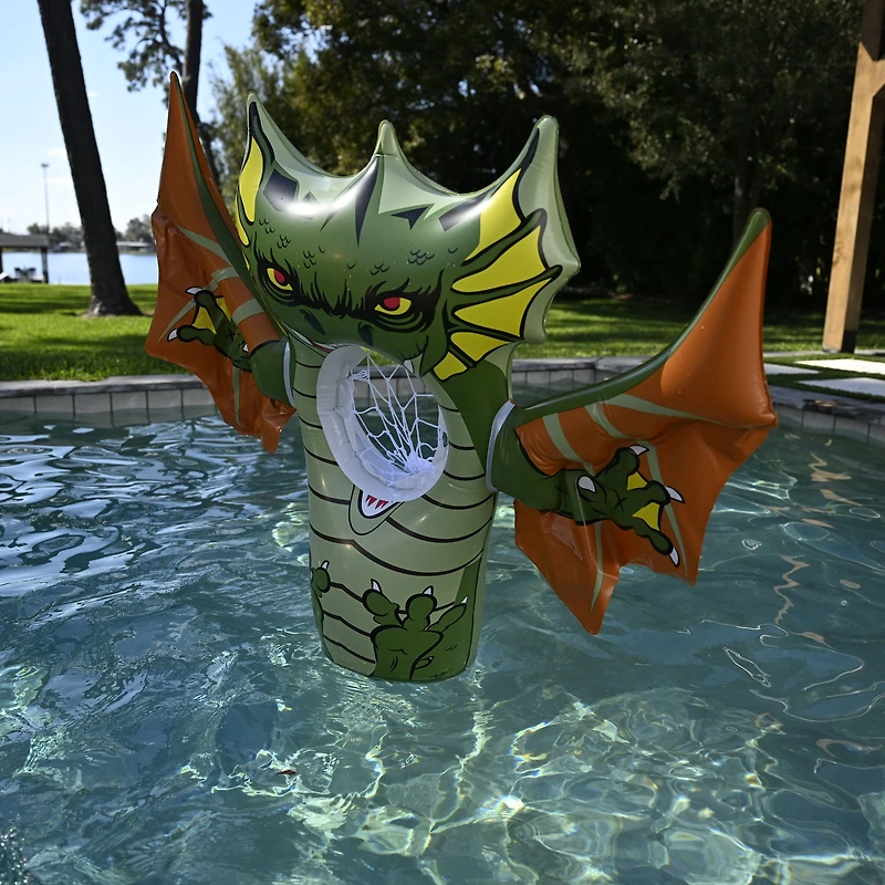 Inflatable Dragon Target Toss Set