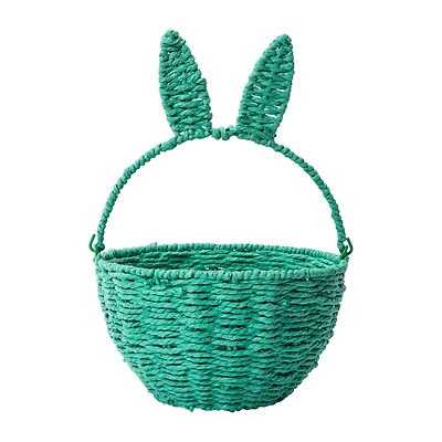 Woven Easter Bunny Ear Basket