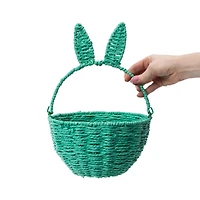 Woven Easter Bunny Ear Basket