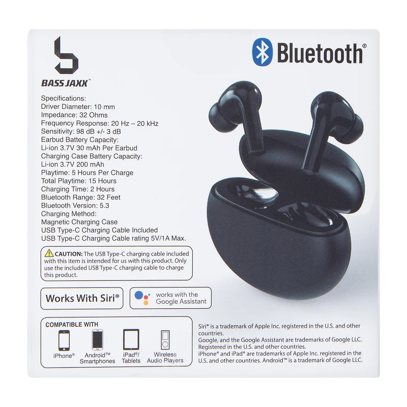 Bassjaxx™ Elite True Wire Earbuds