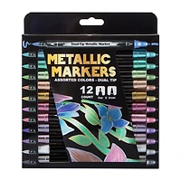 Metallic Markers 12-Count