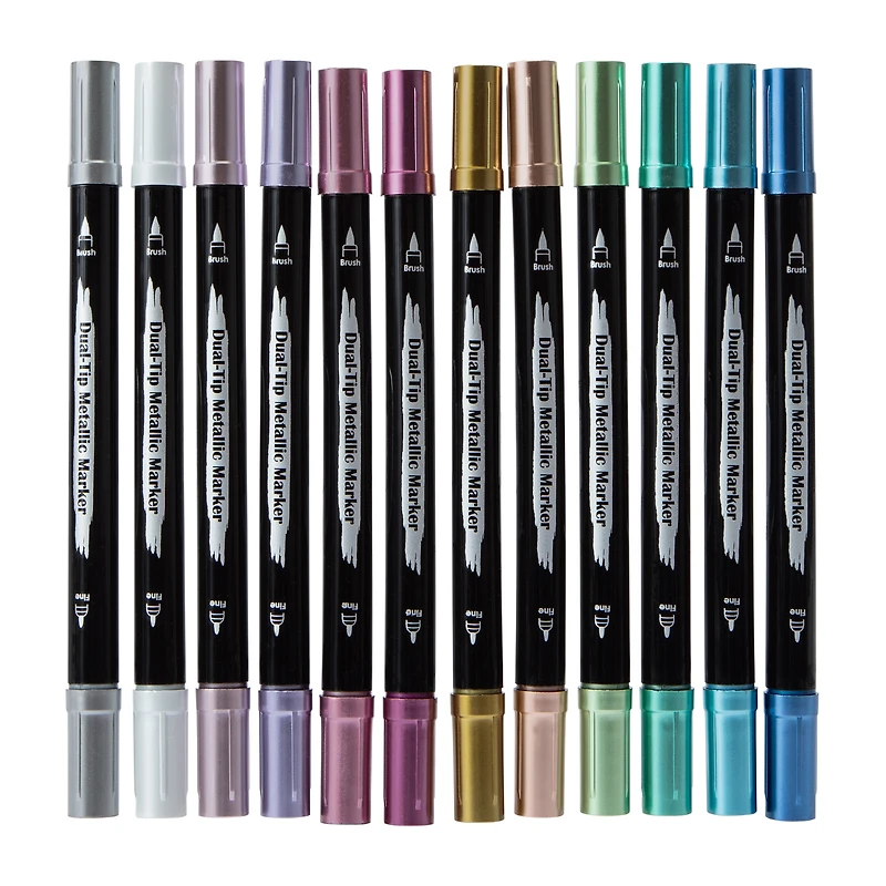 Metallic Markers 12-Count