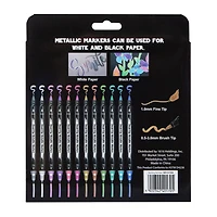 Metallic Markers 12-Count