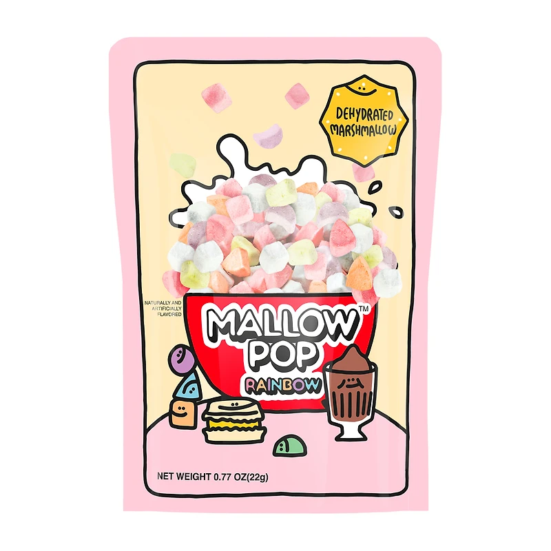Mallow Pop Rainbow Dehydrated Marshmallow 0.77oz