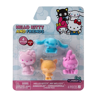 Hello Kitty And Friends® Sparkle 4-Figure Pack