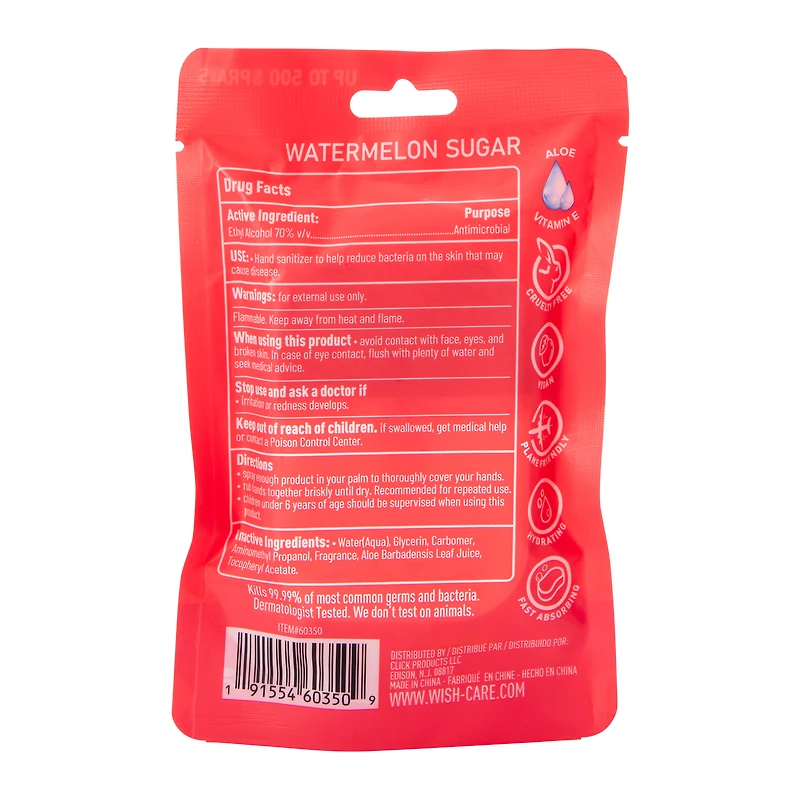 Wish Hydrating & Moisturizing Hand Sanitizer (Styles May Vary)