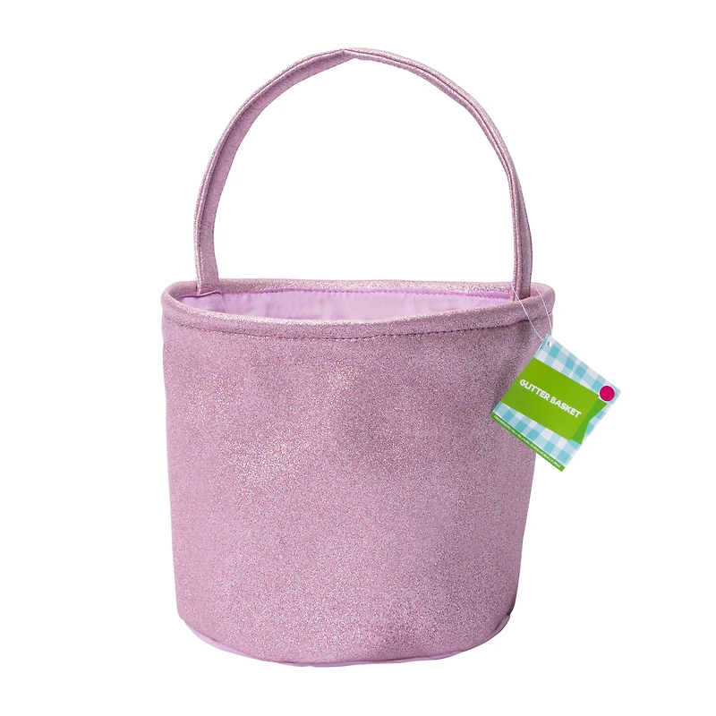 Glitter Canvas Easter Basket