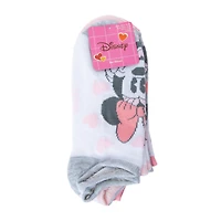 Disney Women's Minnie No-Show Socks 5-Pack