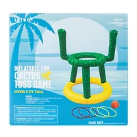Inflatable Cactus Toss Game Set