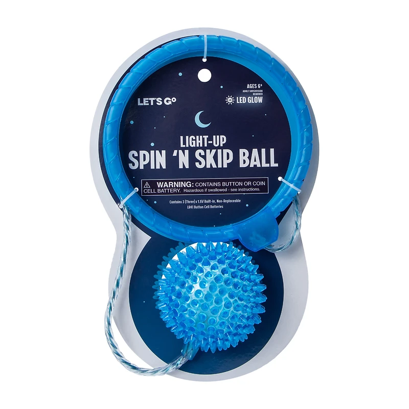 Light-Up Spin 'N Skip Ball