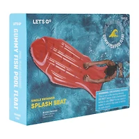 Gummy Fish Pool Float Splash Seat 56.69in x 24.02in