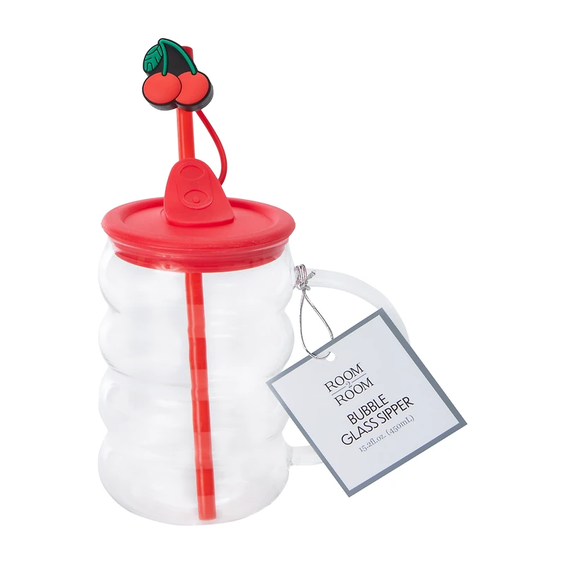 Fruit-Themed Bubble Sipper