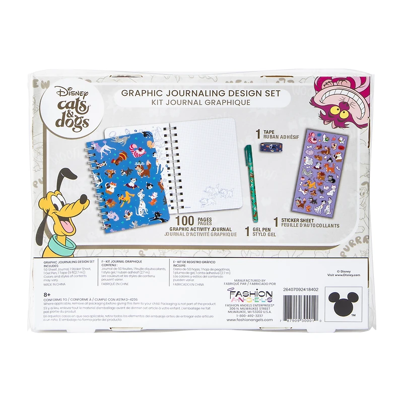 Disney Cats & Dogs Graphic Journaling Design Set