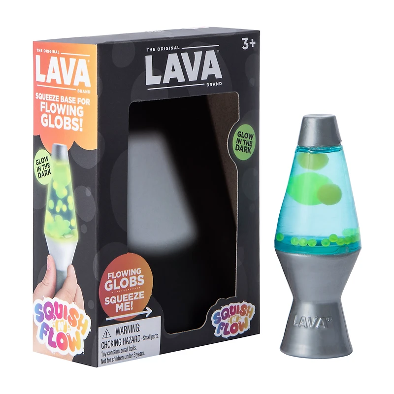 Lava® Glow In The Dark Squish N' Flow Lamp (Styles May Vary)