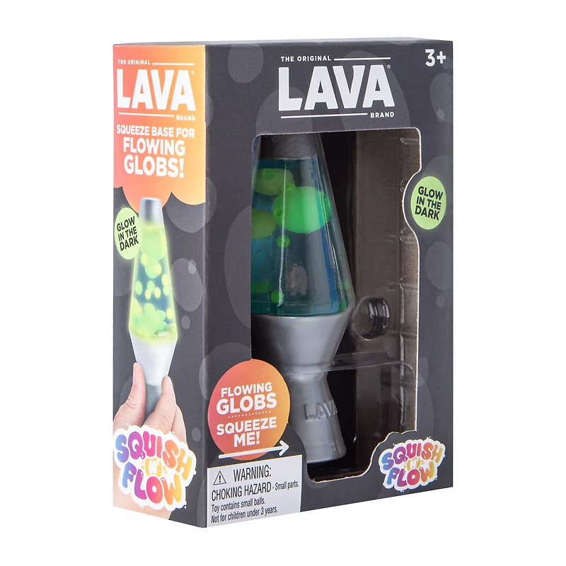 Lava® Glow In The Dark Squish N' Flow Lamp (Styles May Vary)