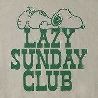 Peanuts® Lazy Sunday Club Graphic Tee