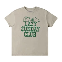 Peanuts® Lazy Sunday Club Graphic Tee