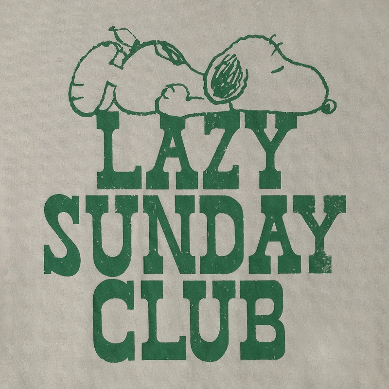 Peanuts® Lazy Sunday Club Graphic Tee