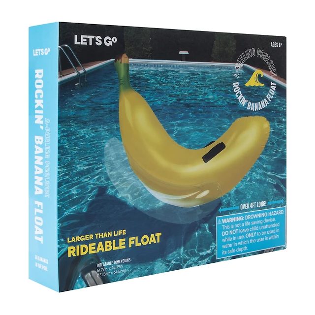 Five Below Rockin' Banana Float 51in x 25in at Hamilton Place in