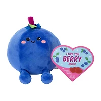 I Like You Berry Much Plush With Heart Gummy Candy 1oz