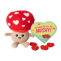 Mushroom Plush Gummy Hearts Gift Set