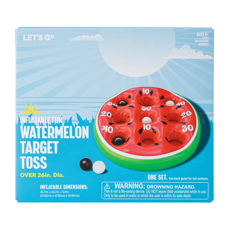 Inflatable Watermelon Target Toss Set