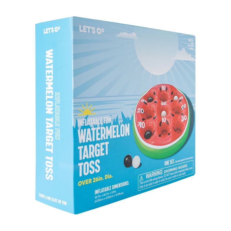 Inflatable Watermelon Target Toss Set