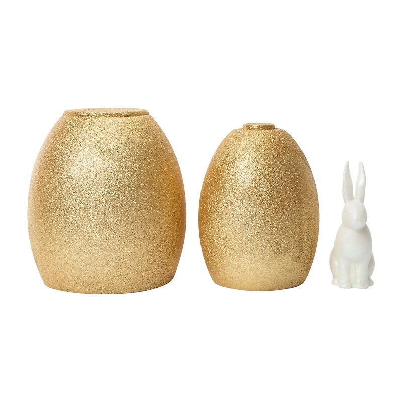 Stackable Eggs With Bunny 24in