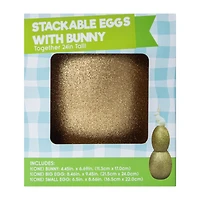 Stackable Eggs With Bunny 24in