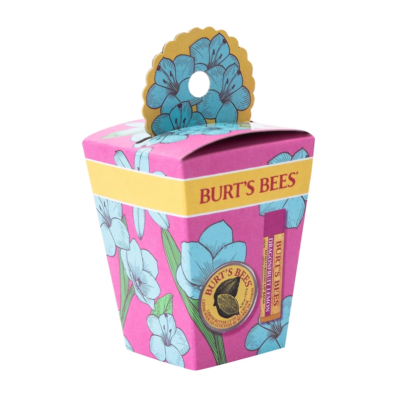 Burt's Bees® Dragonfruit Lemon Moisturizing Lip Balm Spring Gift Set 0.15oz