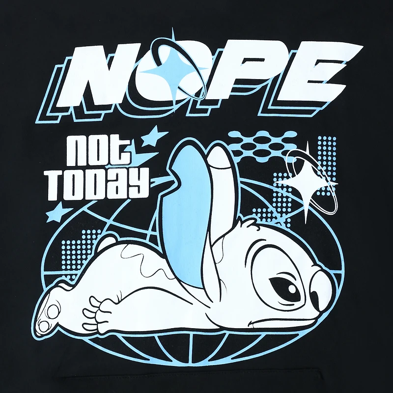 Young Mens Disney Stitch Nope Graphic Tee