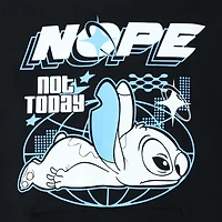 Young Mens Disney Stitch Nope Graphic Tee