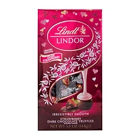 Lindt Lindor Valentine's Limited Edition Dark Strawberry Truffles 5.1oz